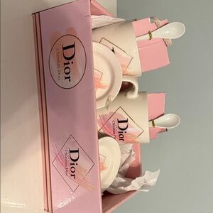 Dior Pink and Gold Mug